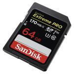 SanDisk SDXC 64GB Extreme Pro UHS-I 170MB/s 