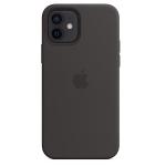 Apple iPhone 12 Pro Max Silikon Case mit MagSafe schwarz 