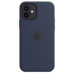 Apple iPhone 12 Pro Max Silikon Case mit MagSafe marine 