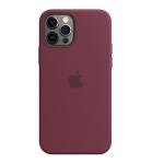 Apple iPhone 12 Pro Max Silikon Case mit MagSafe pflaume 