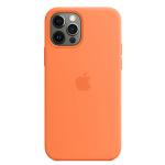 Apple iPhone 12 Pro Max Silikon Case mit MagSafe kumquat 