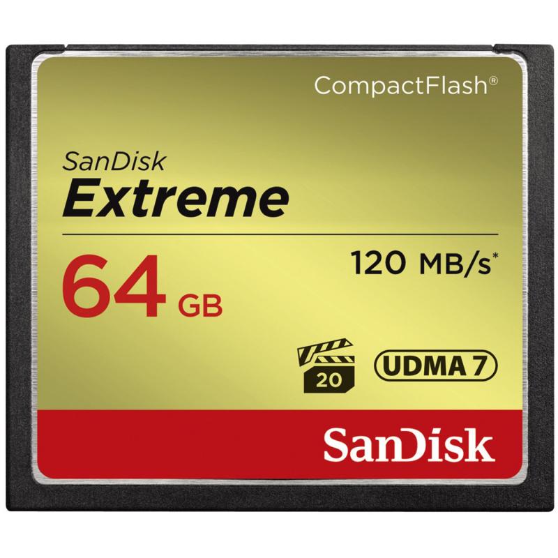 SanDisk CF 64GB Extreme 120MB/s 