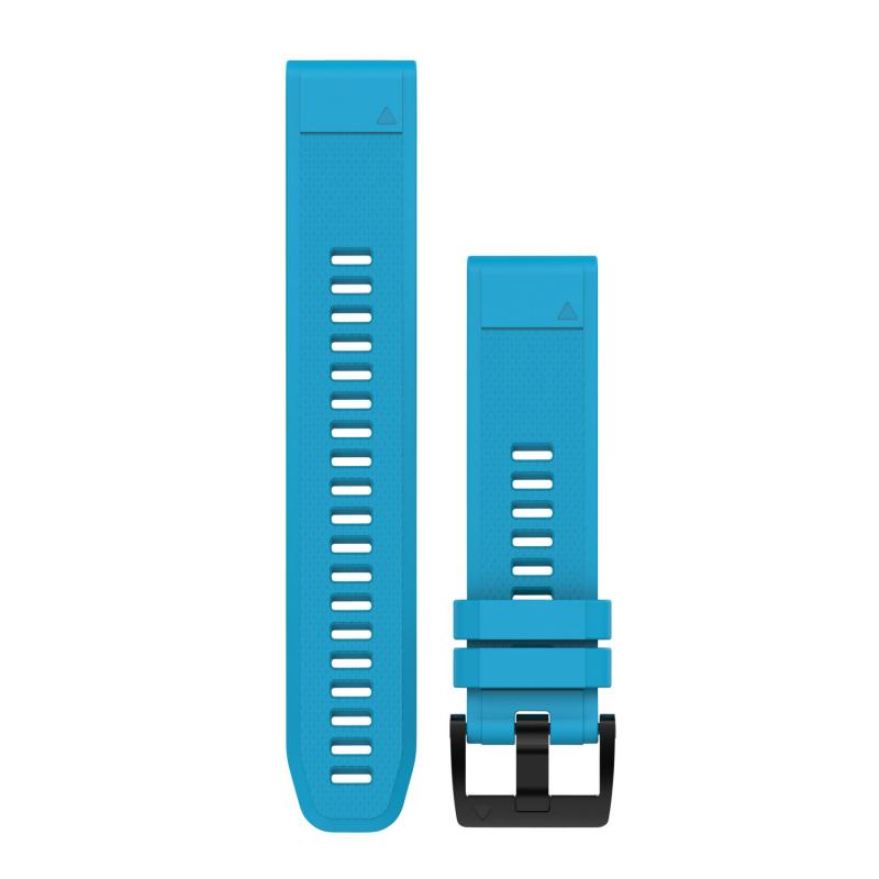 Garmin QuickFit 22 Uhrenband Silikon Cyan Blau 