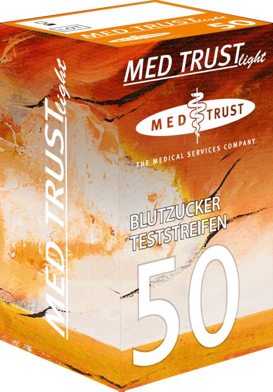 Wellion Med Trust 50 Blutzuckerteststreifen 
