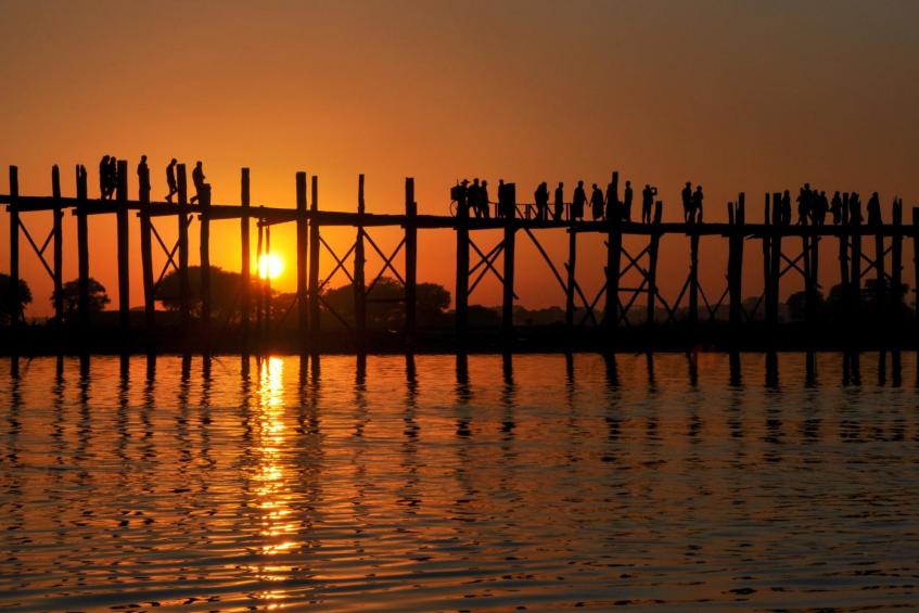 U-bein bridge Myanmar 