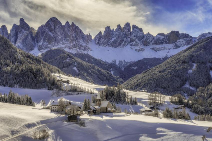Winter at the Dolomites 