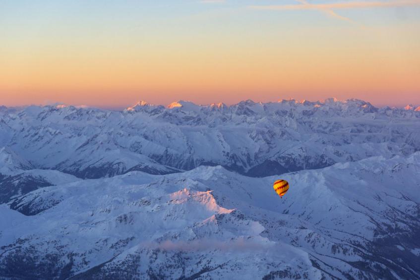 Ballonfahrt von Tirol nach Venezien 