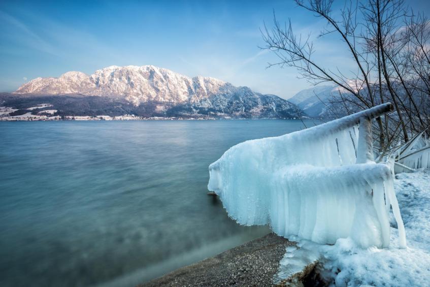 Frostiger Attersee 