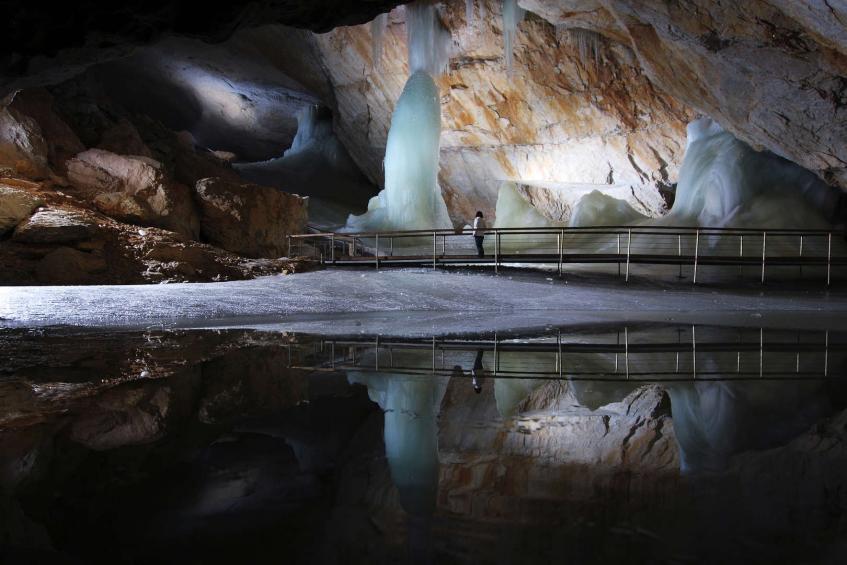 Eishöhle in Obertraun 