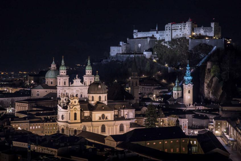 Salzburg at Night 