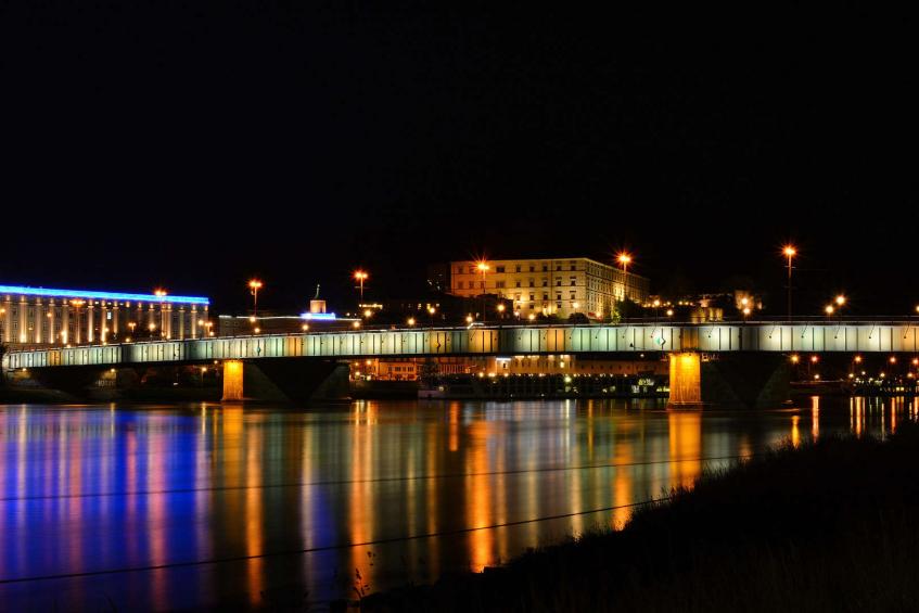 Linz bei Nacht 
