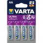 Varta 6106 AA Ultra Lithium 1,5V 4er  - Thumbnail 1