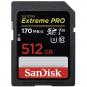 SanDisk SDXC 512GB Extreme Pro UHS-I 170MB/s  - Thumbnail 1
