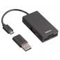 Hama 54141 USB-2.0-OTG-Hub/Kartenleser  - Thumbnail 1