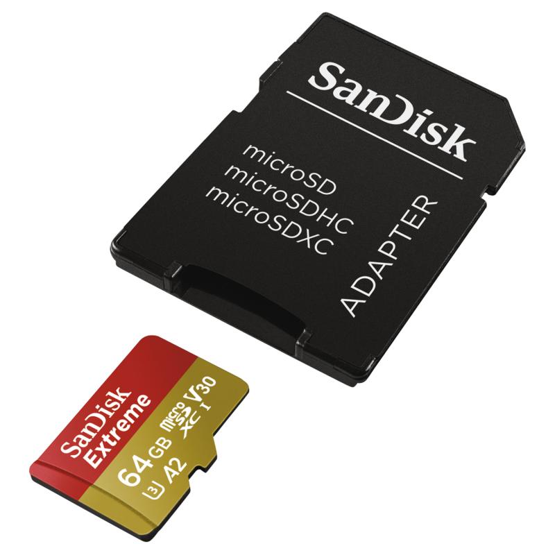 SanDisk mSDXC 64GB Extreme UHS-1 160MB/s 
