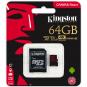 Kingston mSDXC 64GB Canvas React UHS-I U3  - Thumbnail 3