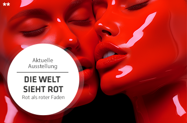 Die Welt sieht Rot. Rot als roter Fadem. Aktuelle Ausstellung von 2.8.2024 bis 29.9.2024